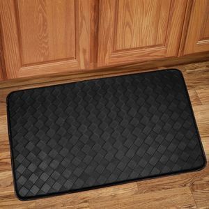 Sweet Home Collection Diamond Anti Fatigue Kitchen Floor Mat (Black)